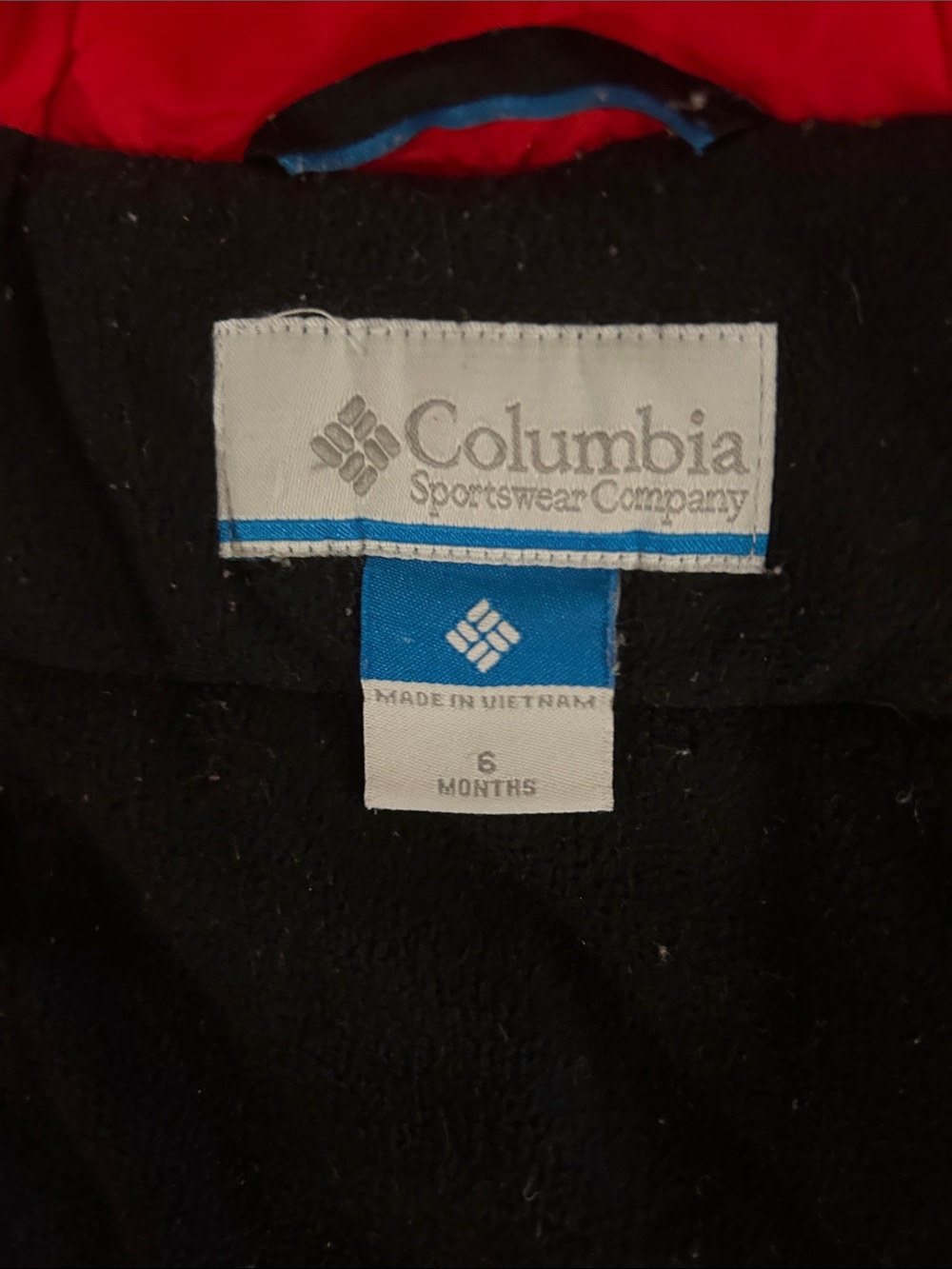 Columbia Kids Plaid Winter Jacket with Red Lined Hood - Picture 3 of 9